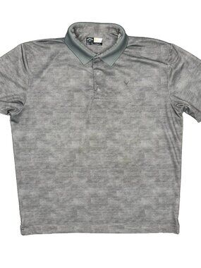 Callaway Golf Shirt Opti Dri Short Sleeve Polo Grey Stretch Performance XL